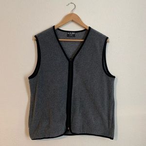 Gray fleece Vest